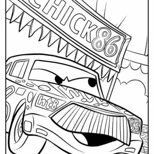 Desenho de carro para colorir 52