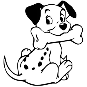 Desenho dos 101 Dálmatas para colorir 29
