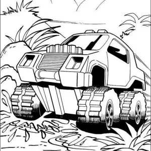 Desenho de carro para colorir 56