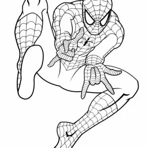 Desenho do Homem-Aranha para colorir 31