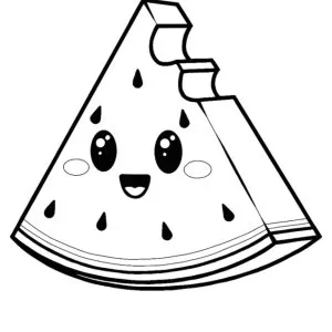 Desenho kawaii para colorir 4