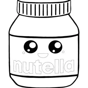 Desenho kawaii para colorir 6