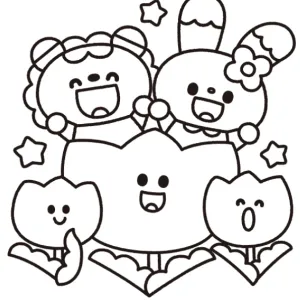 Desenho kawaii para colorir 18