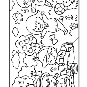 Desenho kawaii para colorir 21