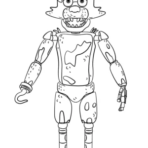 FNAF para colorir 16