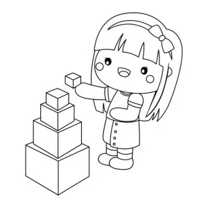 Desenho de escola para colorir 2