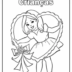 Desenho do Dia da Criança para colorir 4