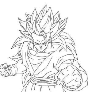 Desenho de anime para colorir 143