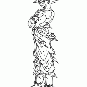 Desenho de anime para colorir 144