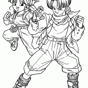 Desenho de anime para colorir 146