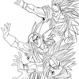 Desenho de anime para colorir 161