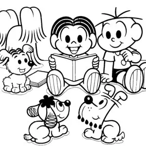 Desenho de escola para colorir 4