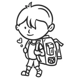 Desenho de escola para colorir 7