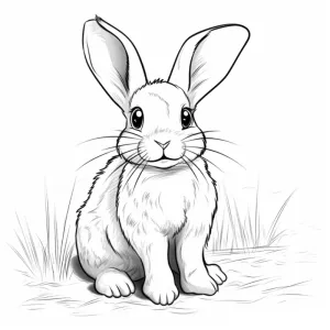 Desenho de coelho para colorir 20
