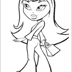 Desenho das Bratz para colorir 7