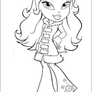 Desenho das Bratz para colorir 18