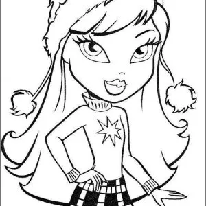Desenho das Bratz para colorir 21