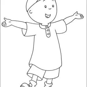 Caillou para pintar