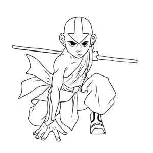 Desenho de anime para colorir 193