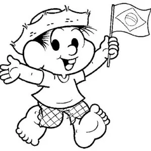 Desenho de bandeira para colorir 15