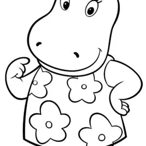 Desenho dos Backyardigans para colorir 3