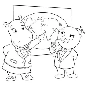 Desenho dos Backyardigans para colorir 6