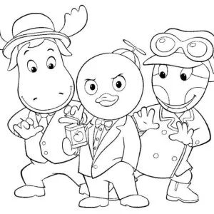 Desenho dos Backyardigans para colorir 7