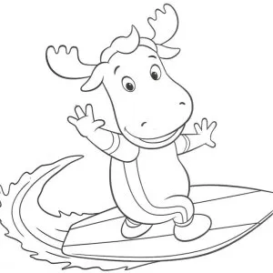 Desenho dos Backyardigans para colorir 9
