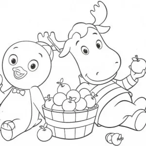 Desenho dos Backyardigans para colorir 11