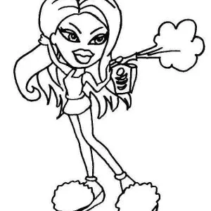 Desenho das Bratz para colorir 25