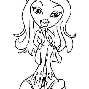 Desenho das Bratz para colorir 26