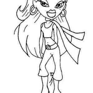 Desenho das Bratz para colorir 27