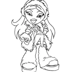 Desenho das Bratz para colorir 29