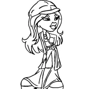 Desenho das Bratz para colorir 31
