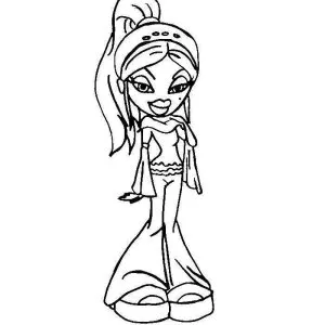 Desenho das Bratz para colorir 32