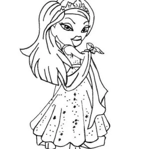 Desenho das Bratz para colorir 34