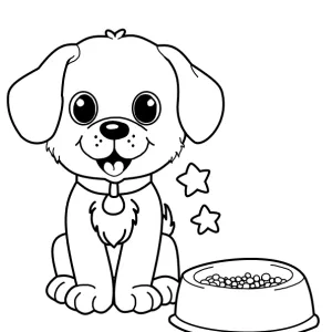 Desenho de cão para colorir 38