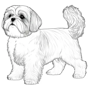 Desenho de cão para colorir 39