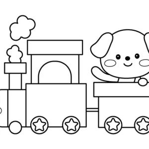 Desenho de cão para colorir 45