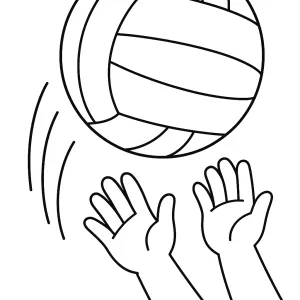 Desenho de bola para colorir 23
