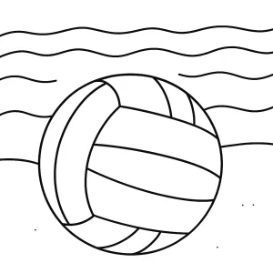 Desenho de bola para colorir 24