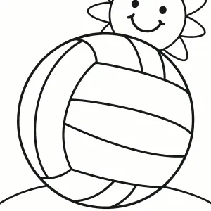 Desenho de bola para colorir 25