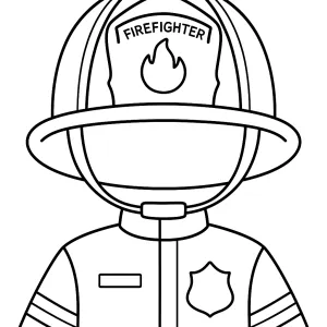 Desenho de bombeiro para colorir 31