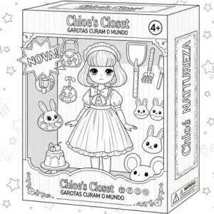Desenho de boneca para colorir 9