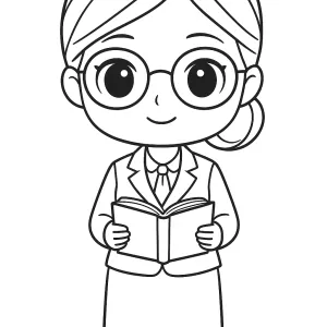 Desenho de boneca para colorir 27