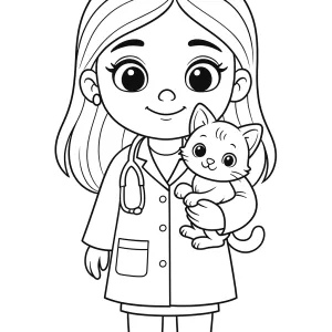 Desenho de boneca para colorir 29