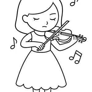 Desenho de boneca para colorir 30
