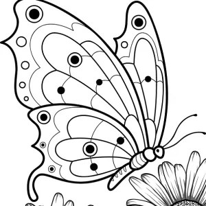 Desenho de borboleta para colorir 35