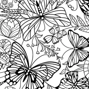 Desenho de borboleta para colorir 37