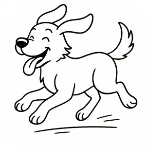 Desenho de cão para colorir 51